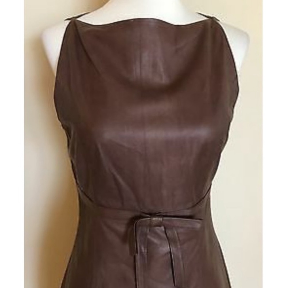 Robert Rodriguez Leather Bow Dress - Picture 7 of 17